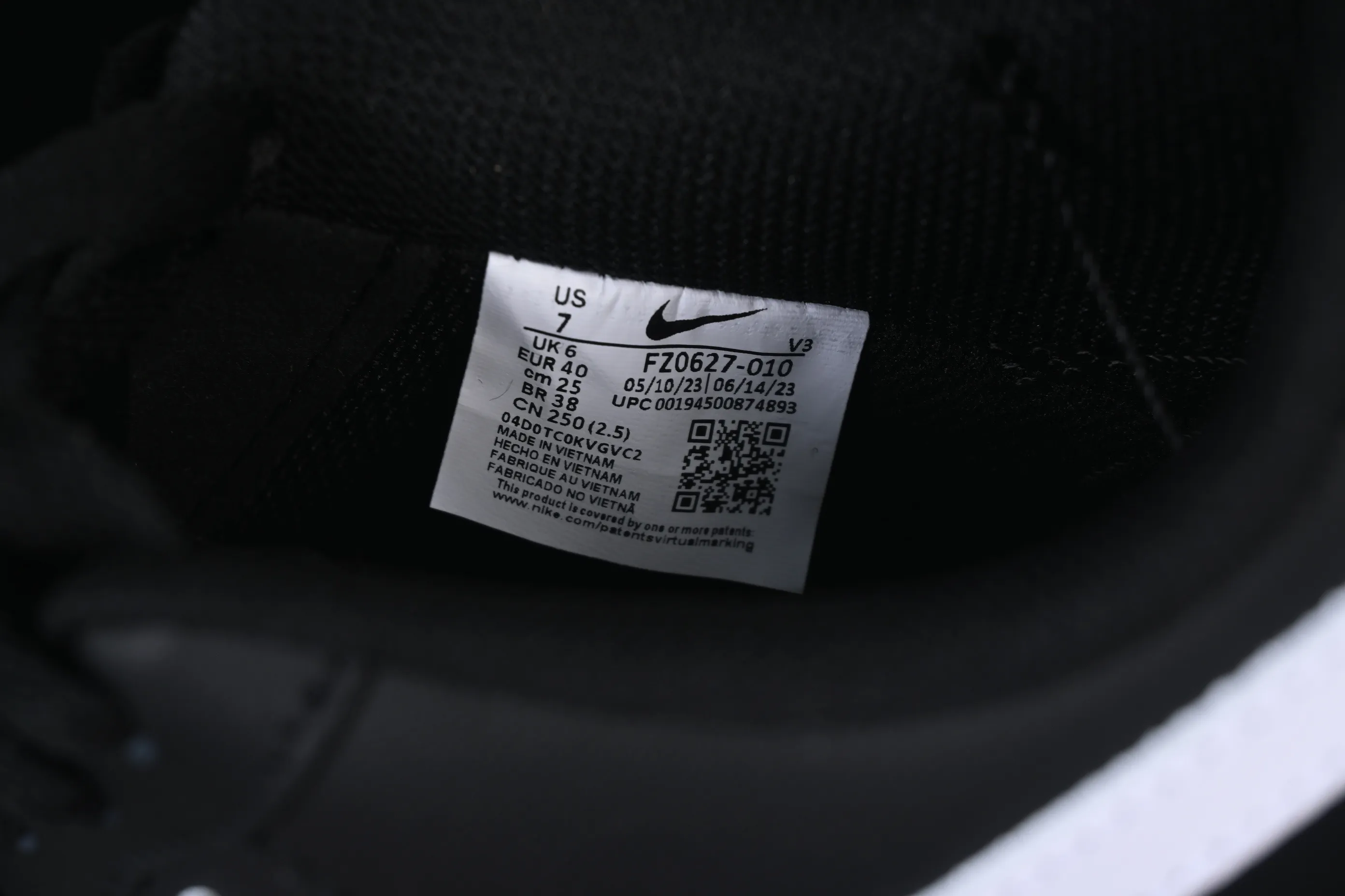 All categories Nk Air Force 1 Air Force series Nk Air Force 1 Low Air Force low-top Nike Air Force 1'07 Low Classic black and white hook Air Force 1 low-top casual sneakers FZ0627-010